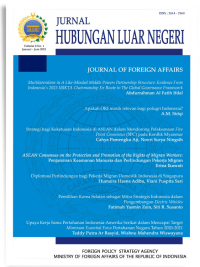 Image of Jurnal Hubungan Luar Negeri : Journal of Foreign Affairs